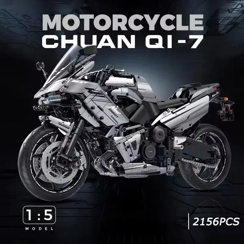 New 1:5 Motorcycle MOC-60525 Technical Vehicles Construction DIY Building Blocks Set Adults Toys for Children Gifts
New 1:5 Motorcycle MOC-60525 Technical Vehicles Construction DIY Building Blocks Set Adults Toys for Children Gifts