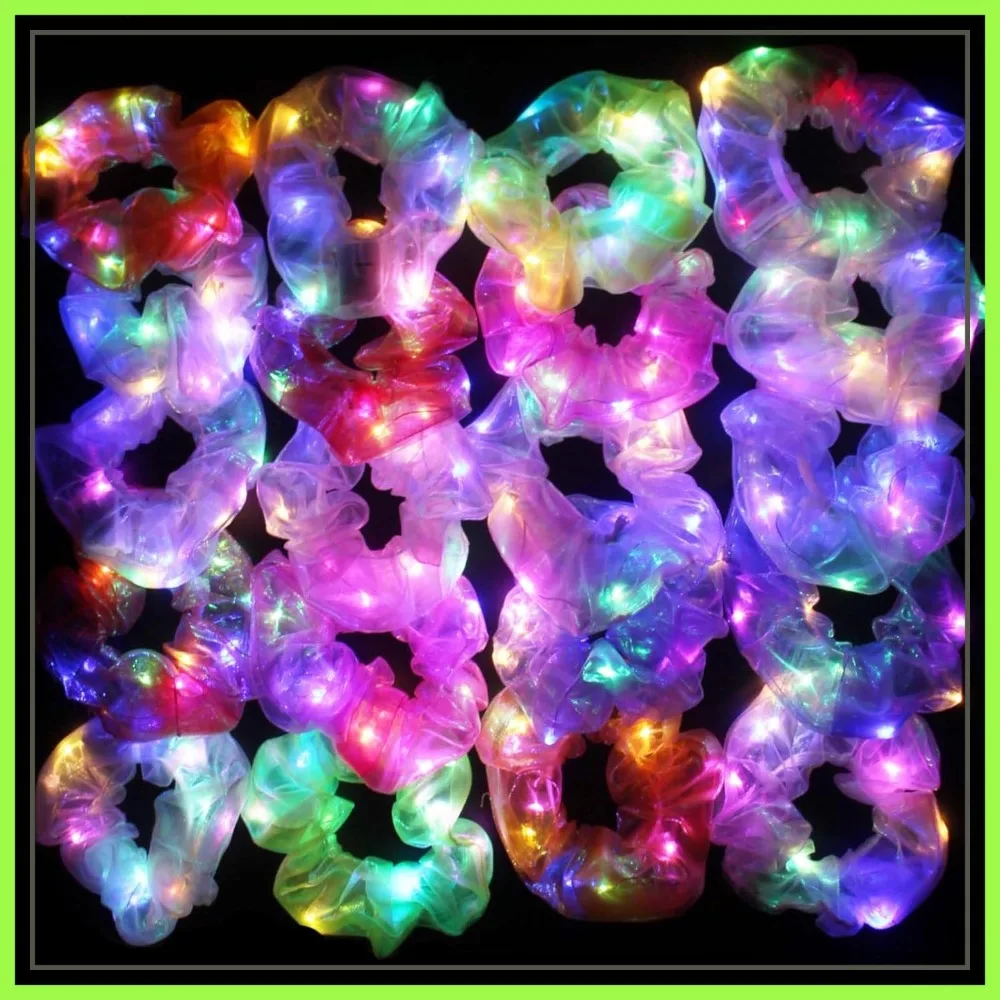 20PCS LED Scrunchies, Light Up Hair Bands with 3 Modes, Glow in Dark for Party
20PCS LED Scrunchies, Light Up Hair Bands with 3 Modes, Glow in Dark for Party
