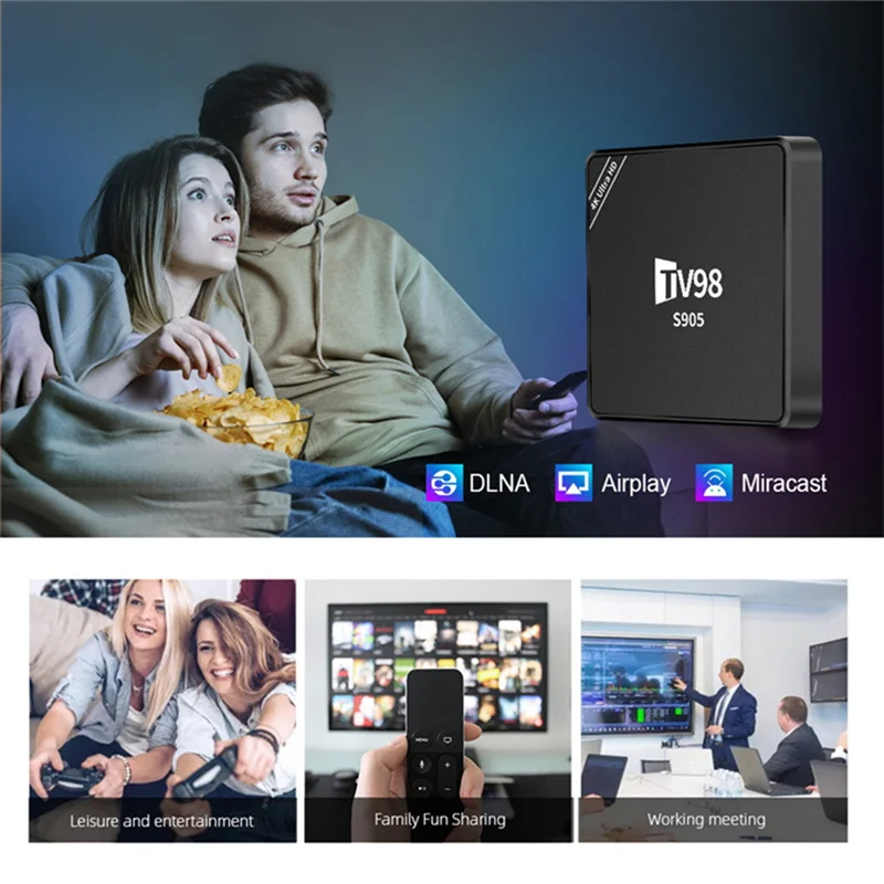 Stylish-TV98 TV Box 1G+8G Set Top Box S9054K Android 12 Smart TV Box Easy To Use EU Plug 
Stylish-TV98 TV Box 1G+8G Set Top Box S9054K Android 12 Smart TV Box Easy To Use EU Plug