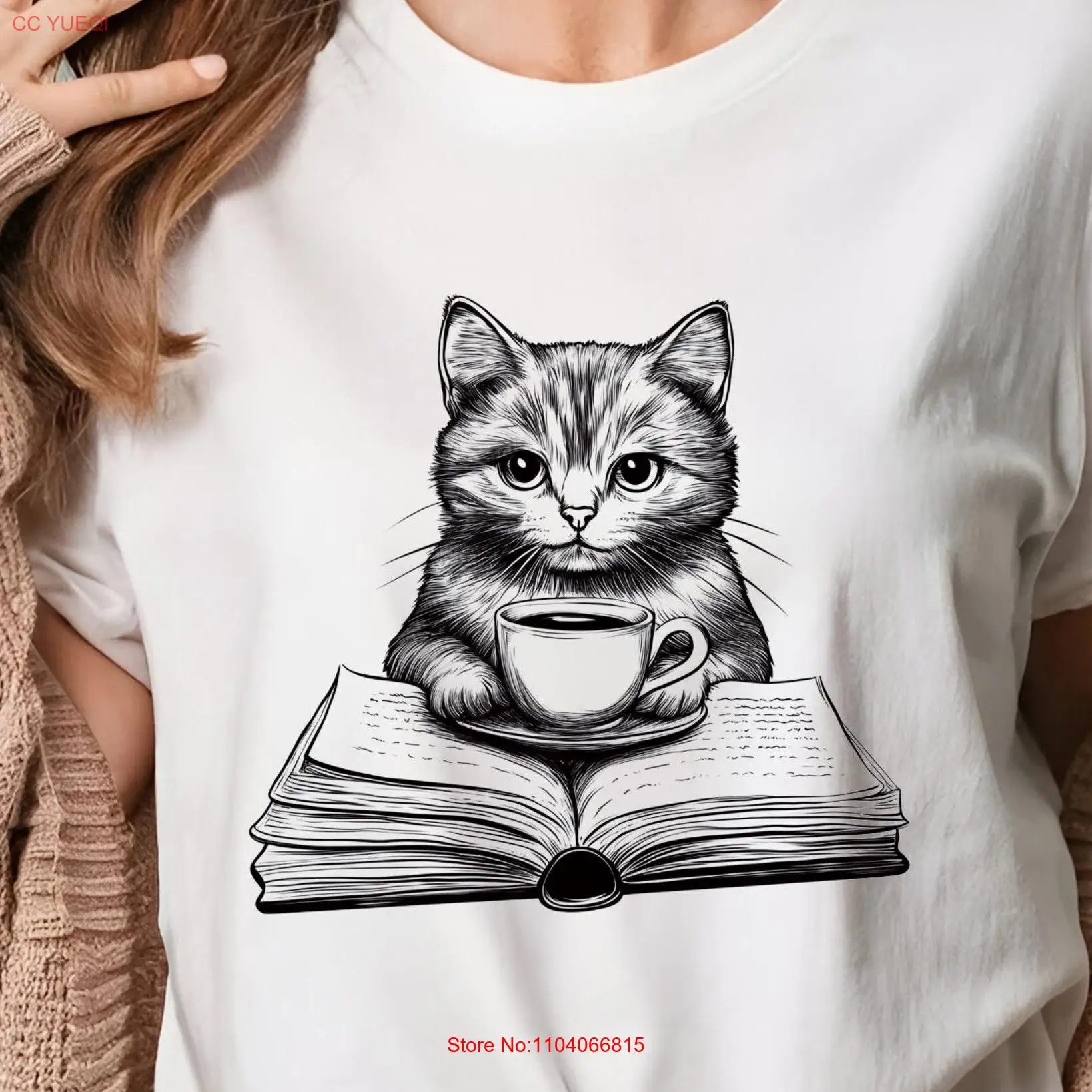 Футболка с изображением кота, кофе и чая, любитель книг и кошек для чтения книг с длинными или короткими рукавами
Футболка с изображением кота, кофе и чая, любитель книг и кошек для чтения книг с длинными или короткими рукавами