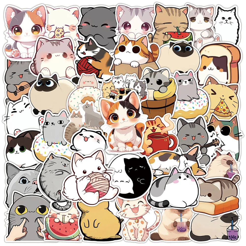 10/30/50pcs Cute Cartoon Cat Stickers Funny Graffiti Decals for Laptop Water Bottle Suitcase Car Waterproof Sticker Kid Toy Gift
10/30/50pcs Cute Cartoon Cat Stickers Funny Graffiti Decals for Laptop Water Bottle Suitcase Car Waterproof Sticker Kid Toy Gift