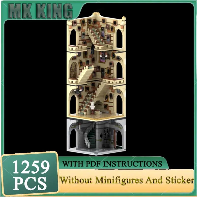 Movie Model Moc Building Blocks The Grand Staircase The Dungeon Access Model DIY Assembly Construction Christmas Toy Gifts
Movie Model Moc Building Blocks The Grand Staircase The Dungeon Access Model DIY Assembly Construction Christmas Toy Gifts