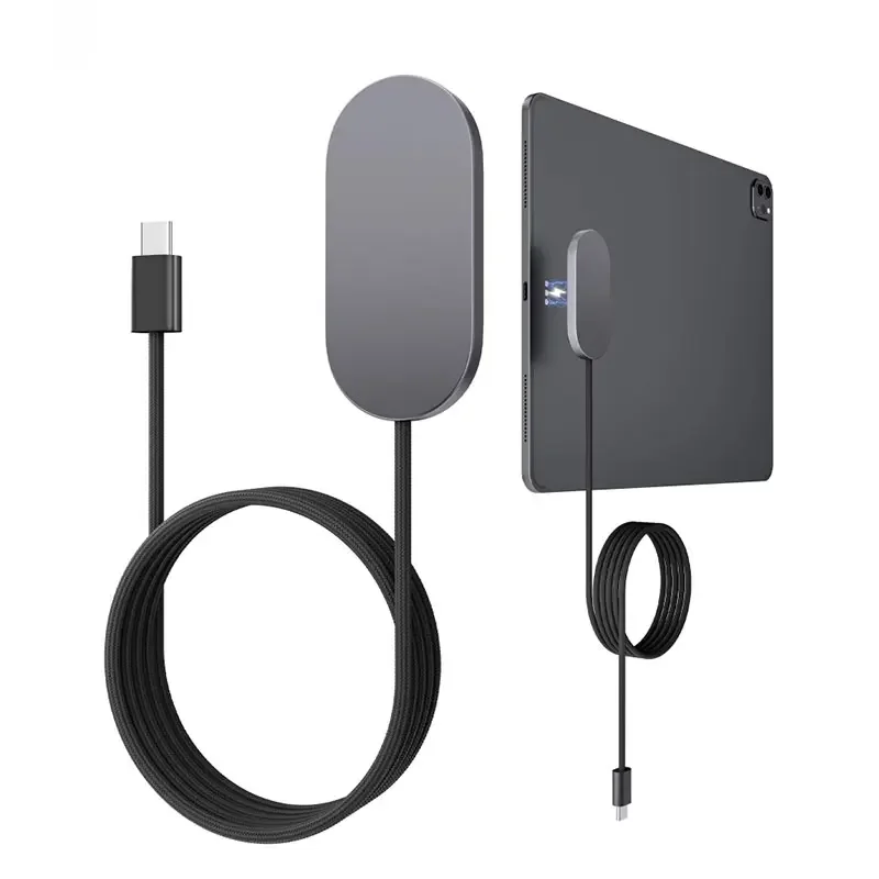 Magnetic Wireless Charger for iPad Pro/Air 28W Aluminum Alloy Fast Charing with USB-C Cable Smart ipad Charger(Adapter Not)
Magnetic Wireless Charger for iPad Pro/Air 28W Aluminum Alloy Fast Charing with USB-C Cable Smart ipad Charger(Adapter Not)