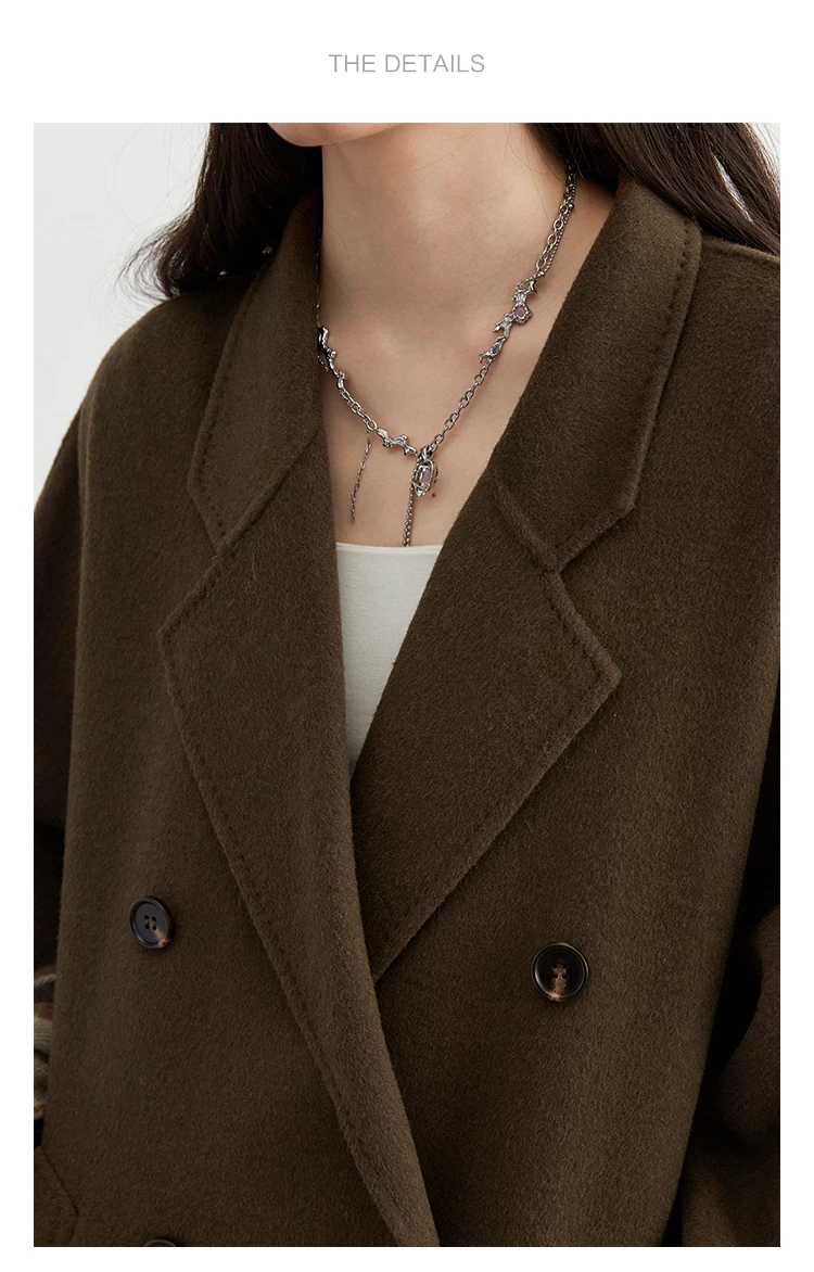 CHIC VEN Women Long Double-sided Woolen Coats Retro Loose Female Overcoat Double Breasted Ladies Windbreak Autumn Winter 2026 43 S846e1fda08a140de869bb06a212c767dI