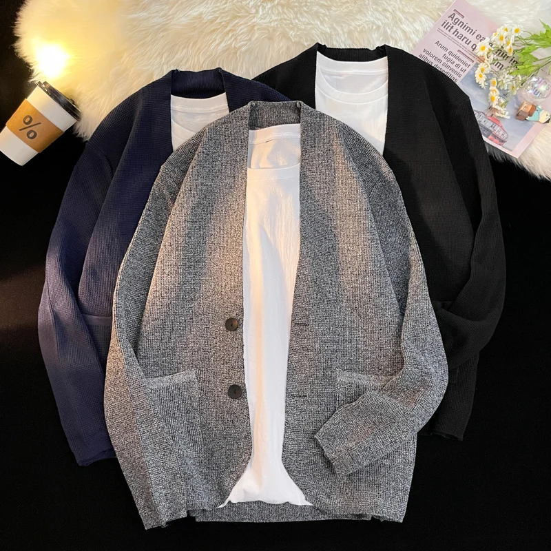 2023 British Retro Knitted Cardigan Sweater New Korean Harajuku Academic Knitted Sweater Pullover Hip Hop Streetwear Tops X25
2023 British Retro Knitted Cardigan Sweater New Korean Harajuku Academic Knitted Sweater Pullover Hip Hop Streetwear Tops X25