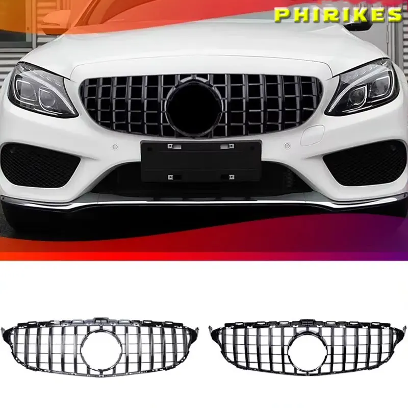For Mercedez Bens C Class W205 2015 2017 2018 Front Bumper Grille Racing Grill Sliver Gloss Black Style
For Mercedez Bens C Class W205 2015 2017 2018 Front Bumper Grille Racing Grill Sliver Gloss Black Style