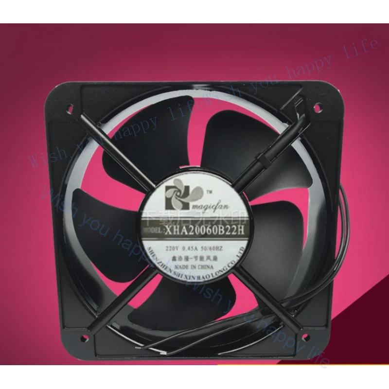 V+ 1PCS FOR magicfan XHA20060B22H AC220V 0.45A 2-wire cooling fan 20060
V+ 1PCS FOR magicfan XHA20060B22H AC220V 0.45A 2-wire cooling fan 20060