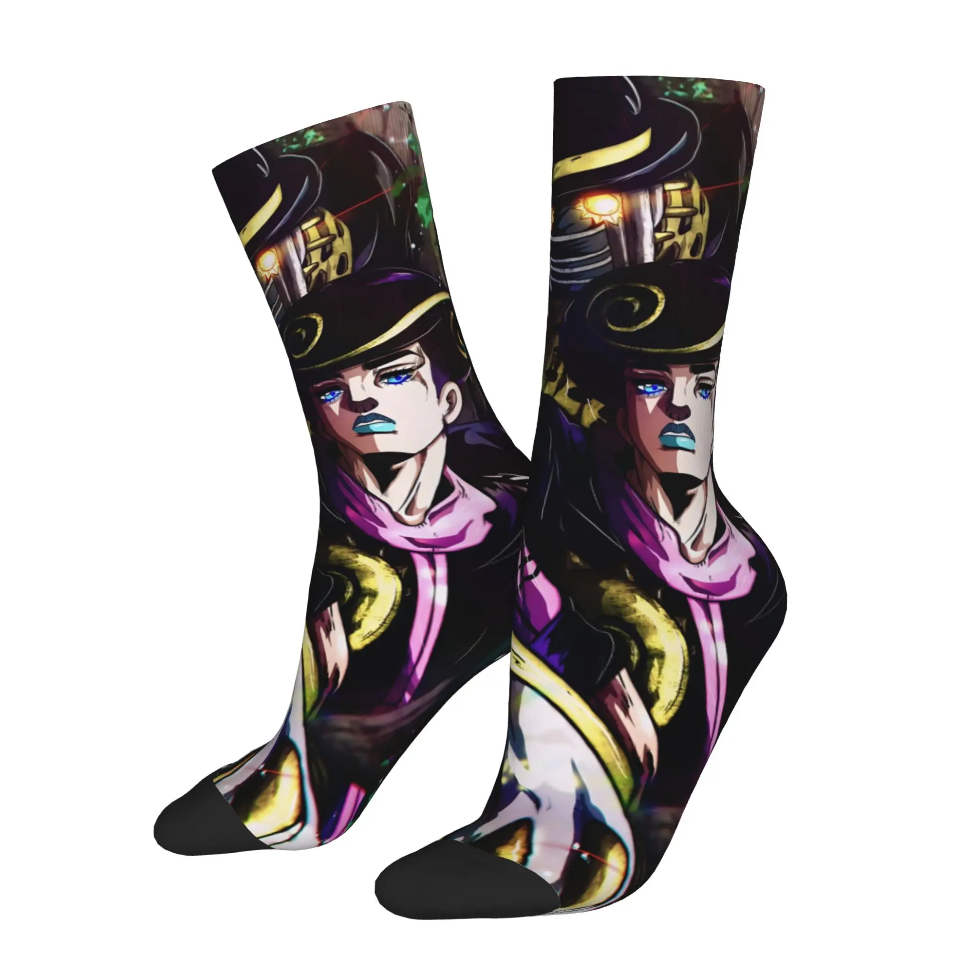 1 Pair Funny Crazy Sock for Men Jotaro Kujo & Star Platinum Hip Hop Vintage JOJO'S BIZARRE ADVENTURE Pattern Printed Sock Casual
1 Pair Funny Crazy Sock for Men Jotaro Kujo & Star Platinum Hip Hop Vintage JOJO'S BIZARRE ADVENTURE Pattern Printed Sock Casual
