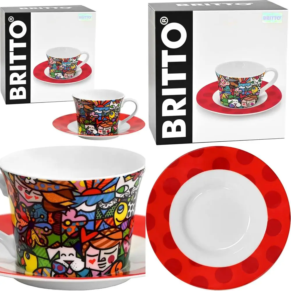 Набор чашек и блюдец Harmonious Nature из костяного фарфора, 6,7 унций, Romero Design
Набор чашек и блюдец Harmonious Nature из костяного фарфора, 6,7 унций, Romero Design