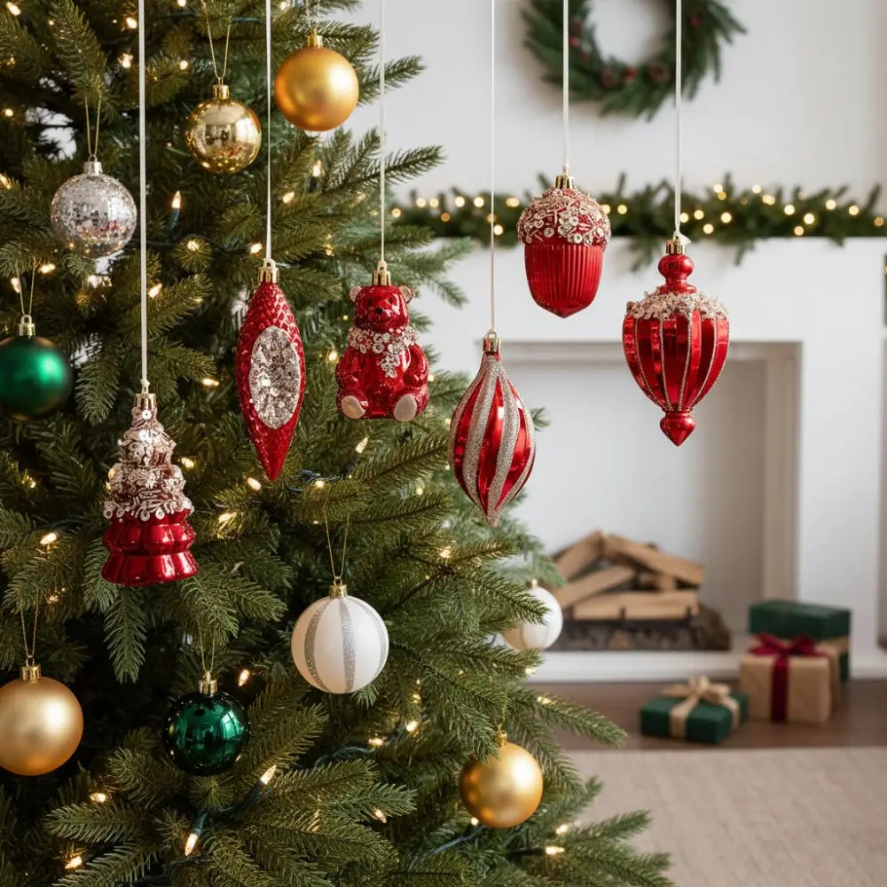 Red Christmas Tree Pendants Shatterproof Acorn Glitter Little Bear Ornaments DIY Crafts Plastic Xmas Tree Pendant
Red Christmas Tree Pendants Shatterproof Acorn Glitter Little Bear Ornaments DIY Crafts Plastic Xmas Tree Pendant