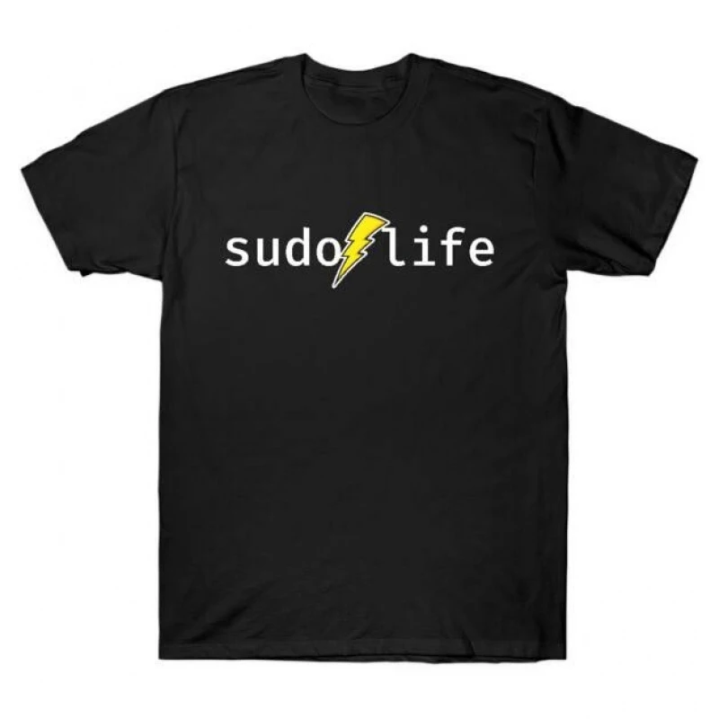 sudo life. Funny Developer Gift t shirt for Software Engineer Graphic clothes 100% cotton printed tee All size Tops S-X6L
sudo life. Funny Developer Gift t shirt for Software Engineer Graphic clothes 100% cotton printed tee All size Tops S-X6L