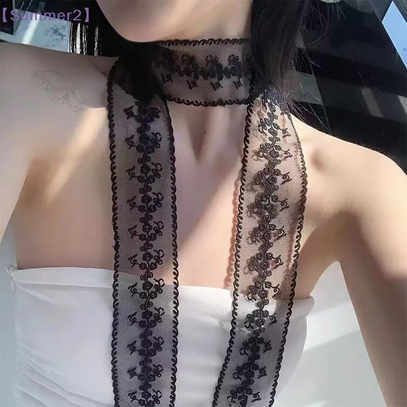 【Xia2】French Retro Lace Embroidery Long Ribbon Scarf Waist Belt Summer Hollow Floral Lace Scarf Hair Tie Snood Headband{S}
【Xia2】French Retro Lace Embroidery Long Ribbon Scarf Waist Belt Summer Hollow Floral Lace Scarf Hair Tie Snood Headband{S}