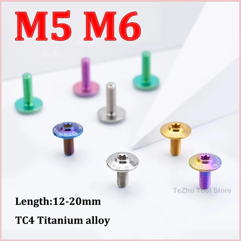 1pcs Titanium Bolts M5 M6 x 12 14 16 20mm Inner Plum Umbrella Head Screw For Motorcycle Pitch 0.8mm 1.0mm
1pcs Titanium Bolts M5 M6 x 12 14 16 20mm Inner Plum Umbrella Head Screw For Motorcycle Pitch 0.8mm 1.0mm