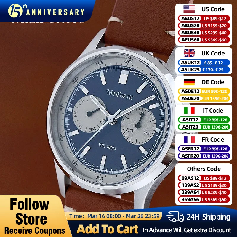 American Classic Watches Homage Date 10Bar Waterproof Stainless Steel VH64 Sweep Second Quartz Retro Style Watches Men
American Classic Watches Homage Date 10Bar Waterproof Stainless Steel VH64 Sweep Second Quartz Retro Style Watches Men