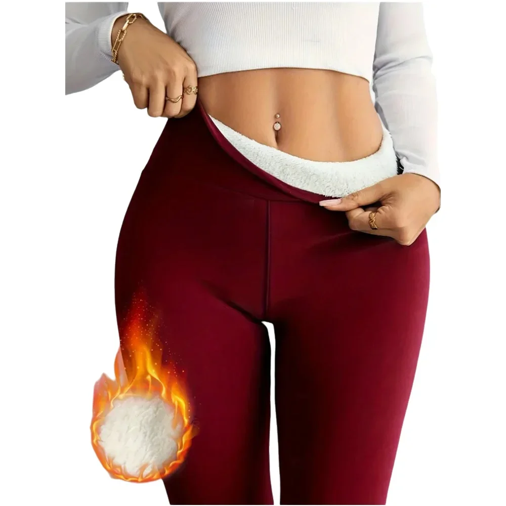 Women's Velvet High Waist Leggings Winter Thermal Thick Warm Stretchy Pants Cold-Resistant Slim Fit Comfortable Trousers
Women's Velvet High Waist Leggings Winter Thermal Thick Warm Stretchy Pants Cold-Resistant Slim Fit Comfortable Trousers