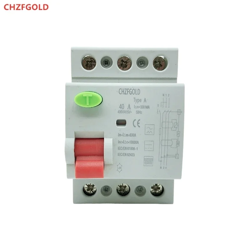 A+S type RCCB EBS6R 6kA 3P 63A
A+S type RCCB EBS6R 6kA 3P 63A