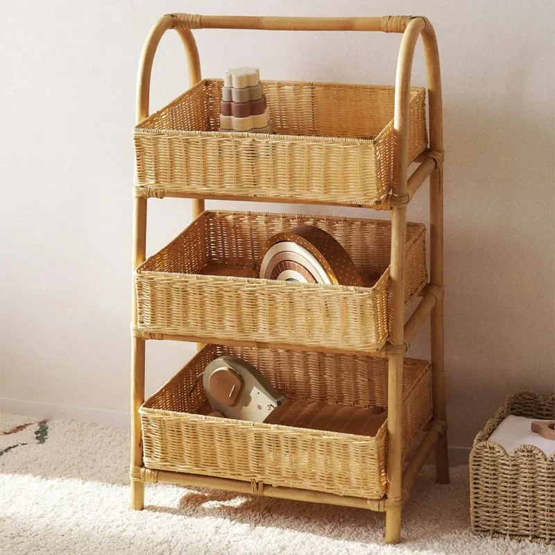 Nordic Multi-layer Organizer Shelf Natural Indonesian Rattan Display Stand Homestay Storage Rack Versatile Scene Storage Basket
Nordic Multi-layer Organizer Shelf Natural Indonesian Rattan Display Stand Homestay Storage Rack Versatile Scene Storage Basket