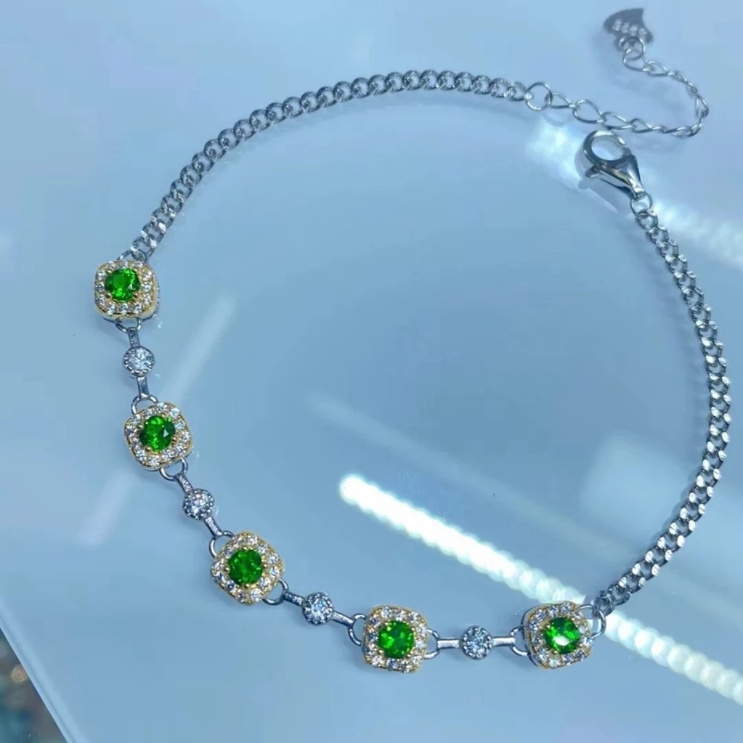 KJJEAXCMY Natural Diopside S925 silver exquisitely Bracelet Full of Simple,Elegant Simple Design Jewelry Bestseller for Birthday
KJJEAXCMY Natural Diopside S925 silver exquisitely Bracelet Full of Simple,Elegant Simple Design Jewelry Bestseller for Birthday