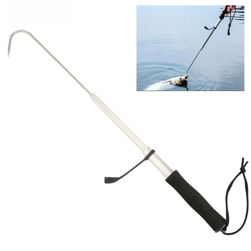 Portable Fishing Rod Gaff Spear Hook Tools Telescopic Retractable Fish Gaff Stainless Steel Sea Boat Fishing Grip Tackle
Portable Fishing Rod Gaff Spear Hook Tools Telescopic Retractable Fish Gaff Stainless Steel Sea Boat Fishing Grip Tackle