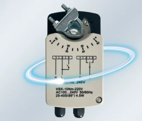 Electric air valve actuator air valve controller switch type HSK-10/40Nm-220v/24v
Electric air valve actuator air valve controller switch type HSK-10/40Nm-220v/24v