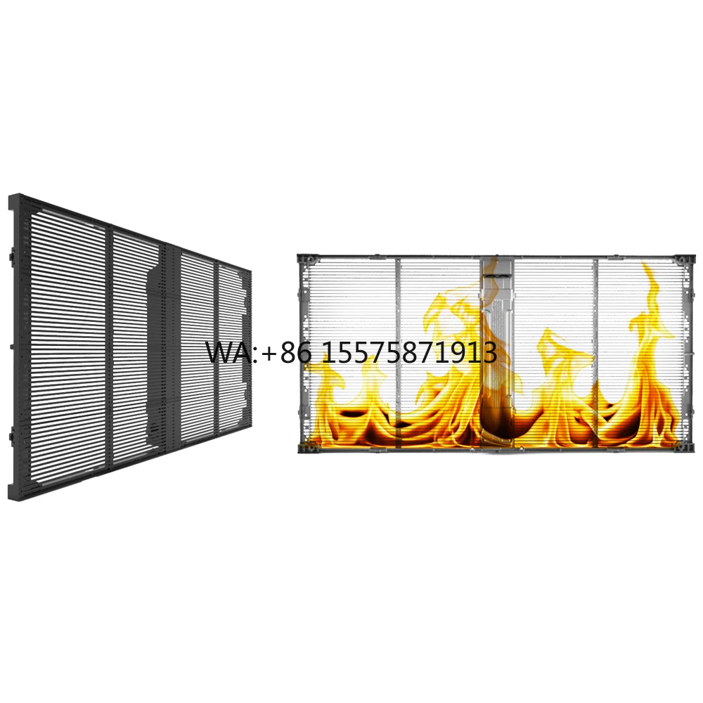 Advertising Led Transparent Screen LED Grille Screen Transparent LED Display Video Wall Waterproof
Advertising Led Transparent Screen LED Grille Screen Transparent LED Display Video Wall Waterproof
