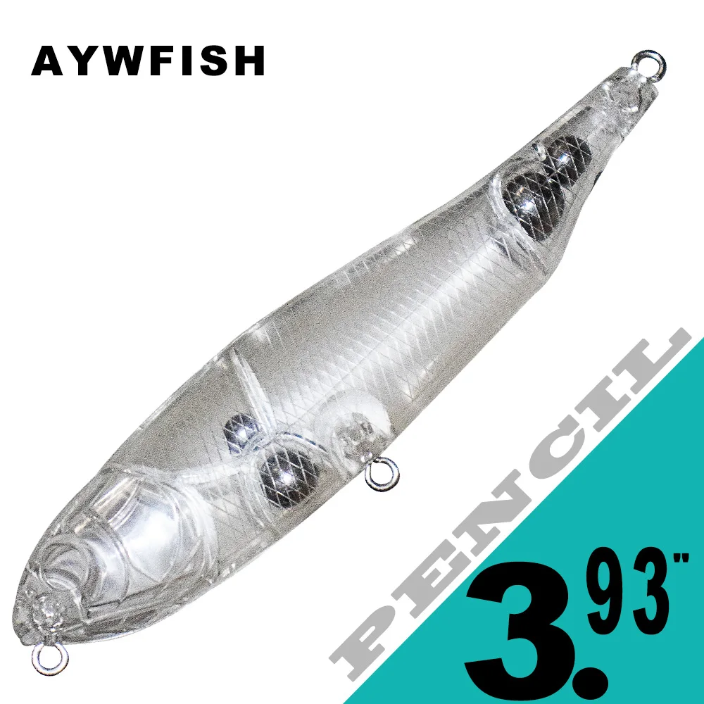 AYWFISH 10 шт., искусственная приманка-карандаш, сделай сам, 10 см, 12,3 г, плавающие рыболовные приманки, приманка-карандаш для ходьбы, пустая неокрашенная приманка для верхней воды
AYWFISH 10 шт., искусственная приманка-карандаш, сделай сам, 10 см, 12,3 г, плавающие рыболовные приманки, приманка-карандаш для ходьбы, пустая неокрашенная приманка для верхней воды