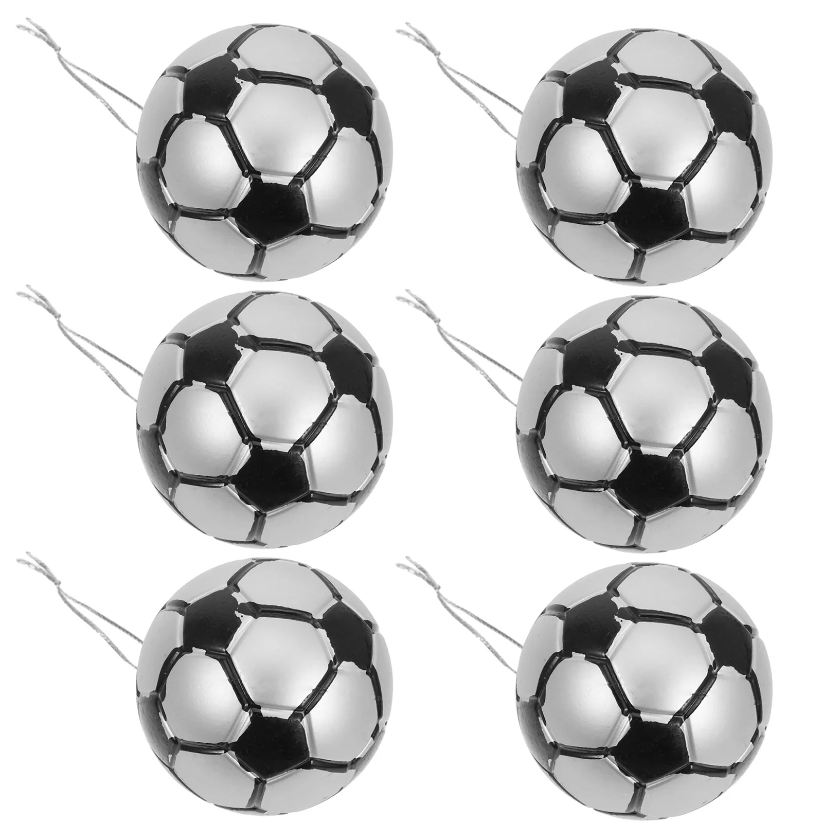6Pcs Football Christmas Balls Ornaments Plastic Delicate Bauble Balls Hanging Decorations Xmas Tree Holiday Party
6Pcs Football Christmas Balls Ornaments Plastic Delicate Bauble Balls Hanging Decorations Xmas Tree Holiday Party
