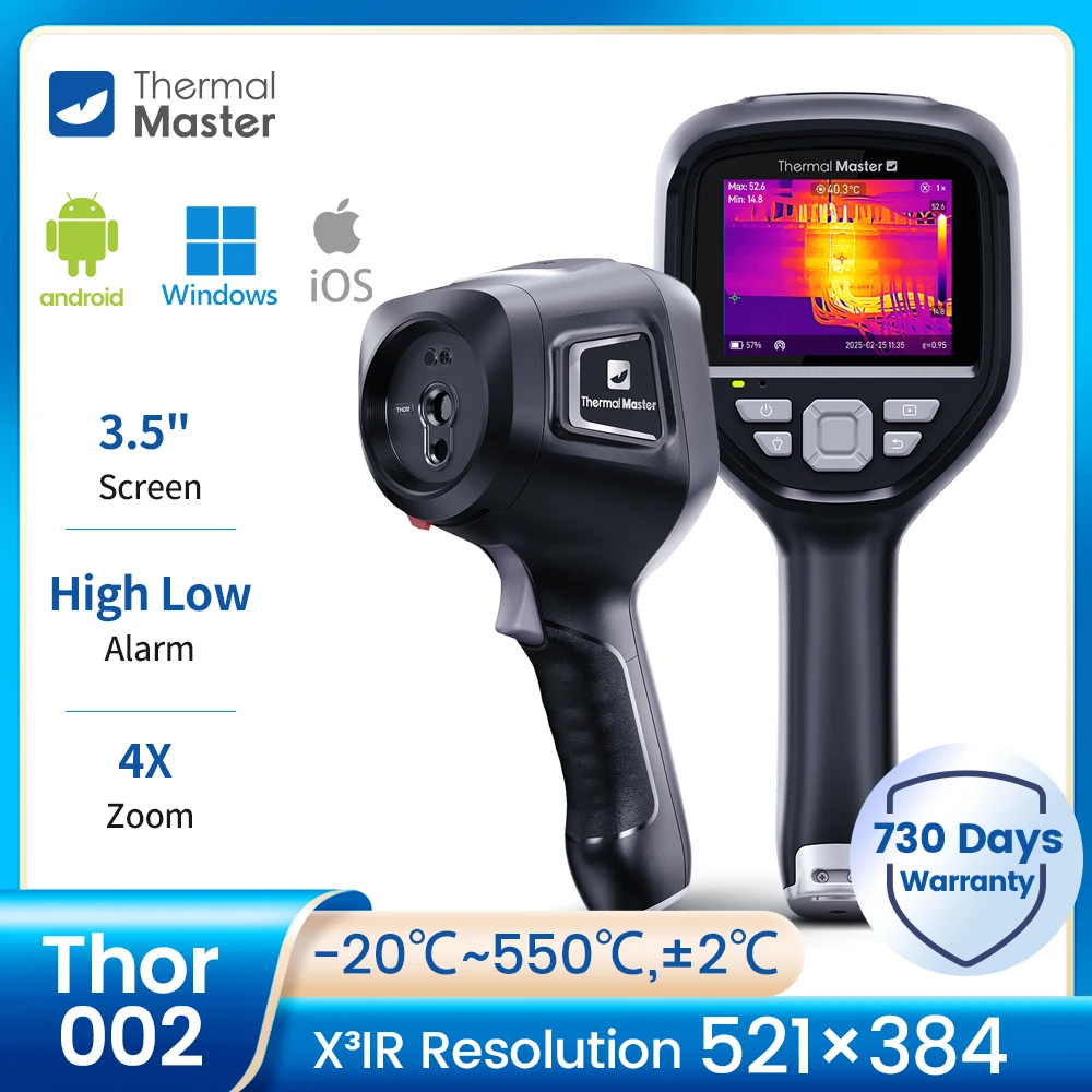 -20°C~550°C Thermal Camera infrared Thermal Imager For HVAC,Home Electrical Repair PC Analysis 3.5" Display
-20°C~550°C Thermal Camera infrared Thermal Imager For HVAC,Home Electrical Repair PC Analysis 3.5" Display