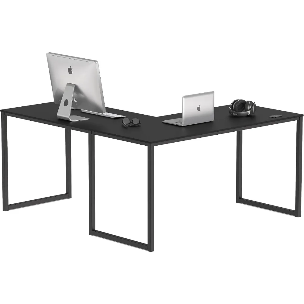 Mission 55 x 60 Inches L-Shape Home Office Computer Desk, Black
Mission 55 x 60 Inches L-Shape Home Office Computer Desk, Black