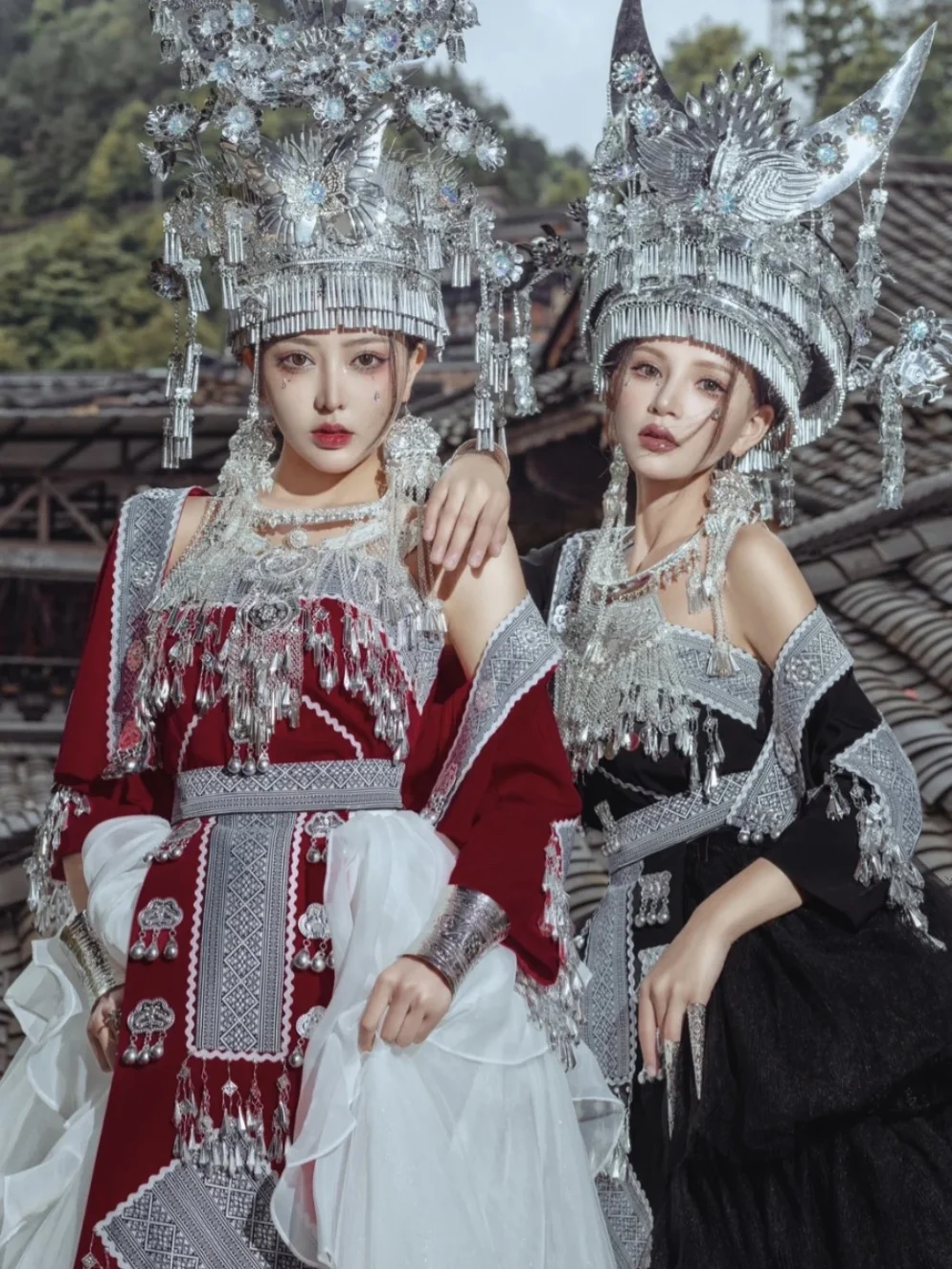 New Ethnic Minority Style Wedding Dress Sister Matching Photoshoot Clothing New Bride Photography Suit Set Women's Fashion
New Ethnic Minority Style Wedding Dress Sister Matching Photoshoot Clothing New Bride Photography Suit Set Women's Fashion