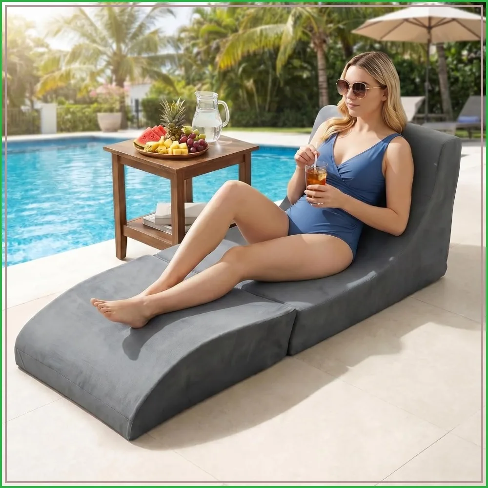 Outdoor Bean Bag Chair with Back Support, Memory Foam Filled Waterproof Lounger for Patio, Pool, Living Room
Outdoor Bean Bag Chair with Back Support, Memory Foam Filled Waterproof Lounger for Patio, Pool, Living Room