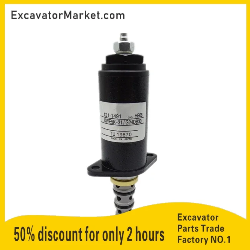For Excavator 230b 320c 320d 325b Pilot Safety Lock Solenoid Valve Parts 1211491 Kwe5k-31/G24db30 121-1491
For Excavator 230b 320c 320d 325b Pilot Safety Lock Solenoid Valve Parts 1211491 Kwe5k-31/G24db30 121-1491