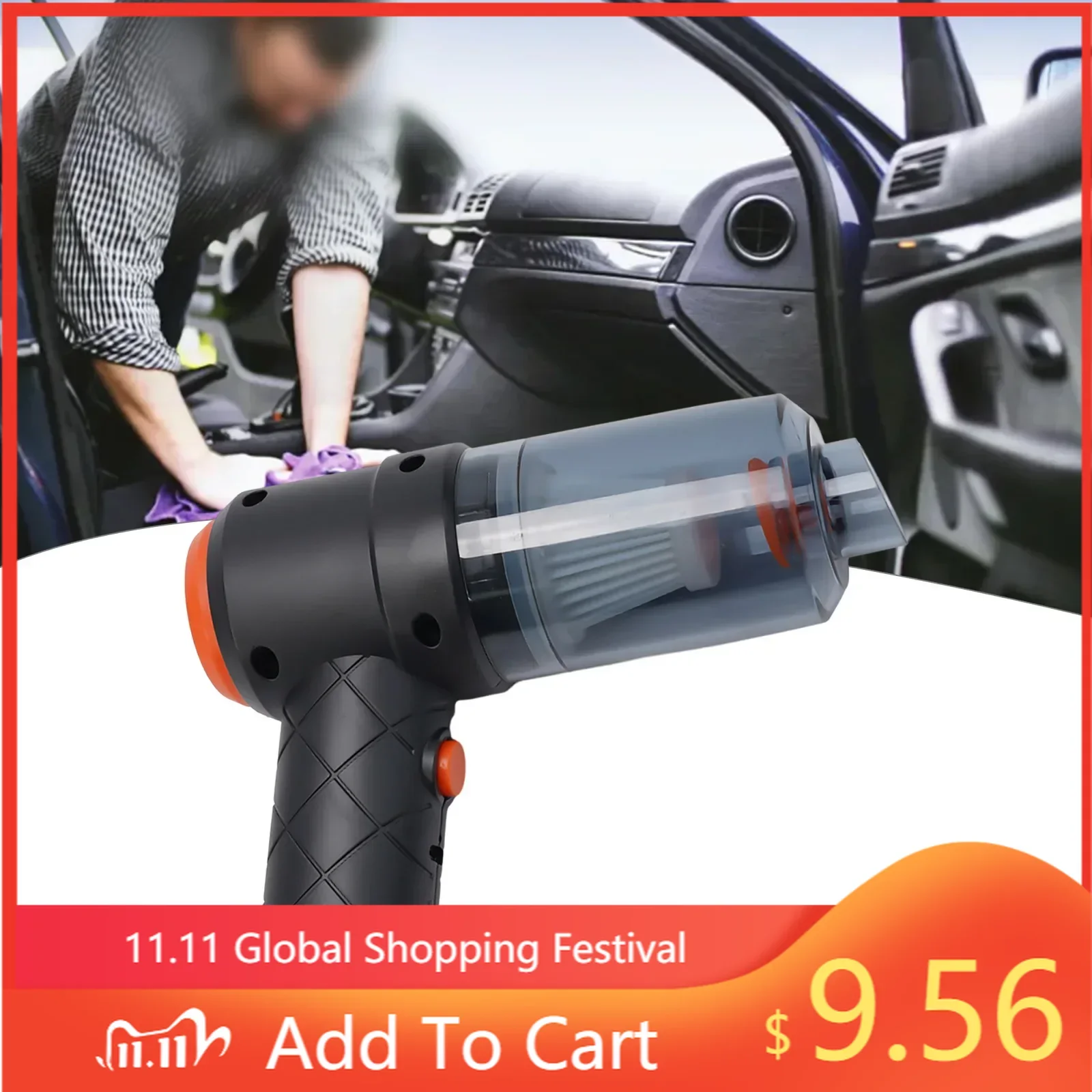 Wireless Car Vacuum Cleaner 6000Pa Cordless Handheld Cleaning Robot Auto Vacuums Strong Suction Cleaner For Car
Wireless Car Vacuum Cleaner 6000Pa Cordless Handheld Cleaning Robot Auto Vacuums Strong Suction Cleaner For Car