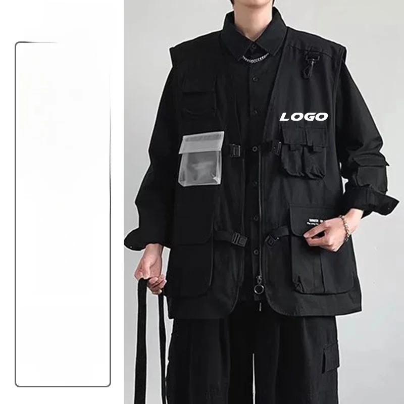 Trendy Men's Vest New Style Patchwork Pocket Harajuku Personality Fashion Ins Versatile Artistic Style Standard Fit Youth Vest
Trendy Men's Vest New Style Patchwork Pocket Harajuku Personality Fashion Ins Versatile Artistic Style Standard Fit Youth Vest