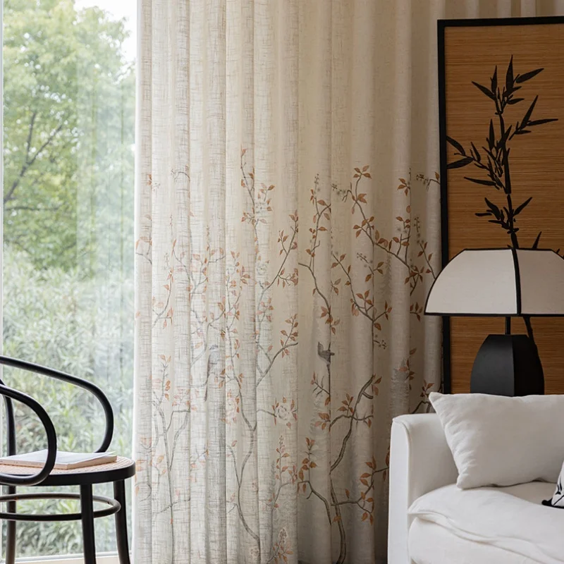 Birds Printed Sheer Tulle Curtain High Quality for Living Room Bedrooms Balcony Window Screens Drapes Customize Size Accepted
Birds Printed Sheer Tulle Curtain High Quality for Living Room Bedrooms Balcony Window Screens Drapes Customize Size Accepted