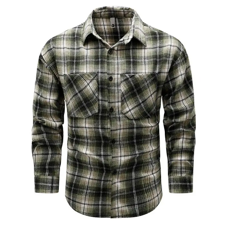 New Fashion Men Long-sleeved Plaid Casual Shirts Male Outdoor Trendy Loose Daily Leisure Shirts Man Large Size Shirts 4XL
New Fashion Men Long-sleeved Plaid Casual Shirts Male Outdoor Trendy Loose Daily Leisure Shirts Man Large Size Shirts 4XL