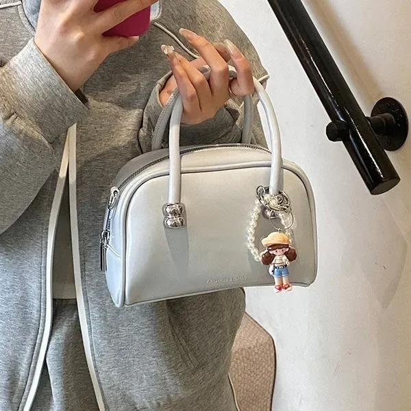 Fashion Crossbody Bag for Women Shoulder Bags Hand-held Bowling Bag Purse and Handbags Designer Bag Bolsos De Mujer Сумка Sac
Fashion Crossbody Bag for Women Shoulder Bags Hand-held Bowling Bag Purse and Handbags Designer Bag Bolsos De Mujer Сумка Sac