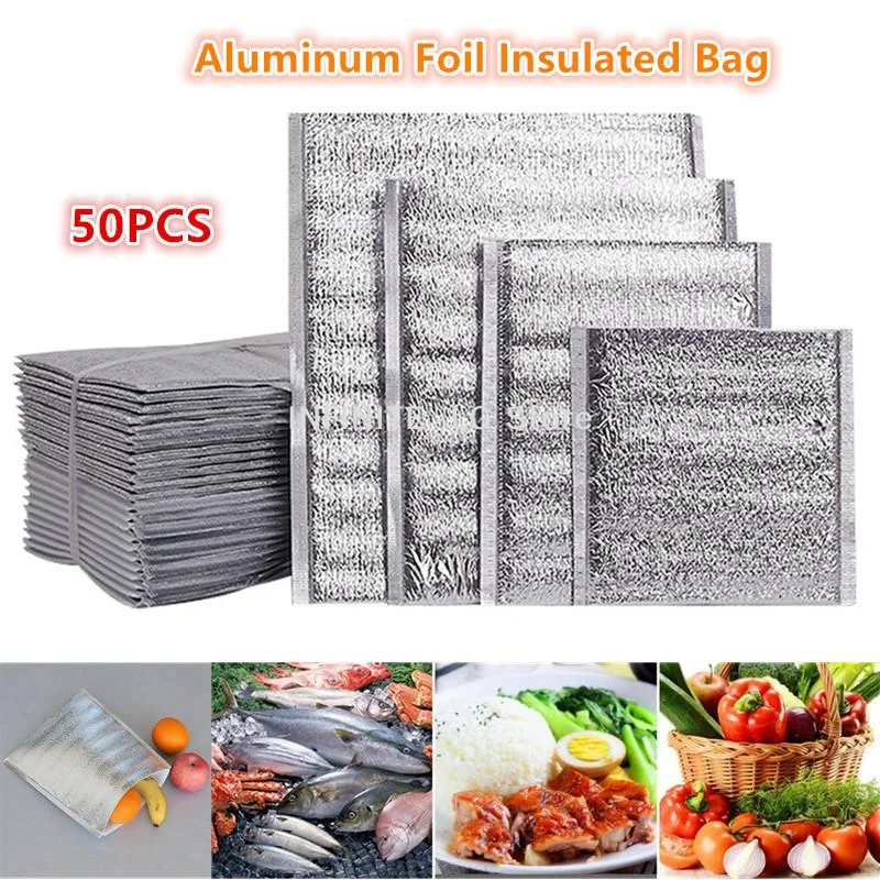 Aluminum Foil Cooler Bag Insulation Folding Picnic Portable Food Thermal Packing Bag Food Delivery Drink Carrier Insulated Bag
Aluminum Foil Cooler Bag Insulation Folding Picnic Portable Food Thermal Packing Bag Food Delivery Drink Carrier Insulated Bag