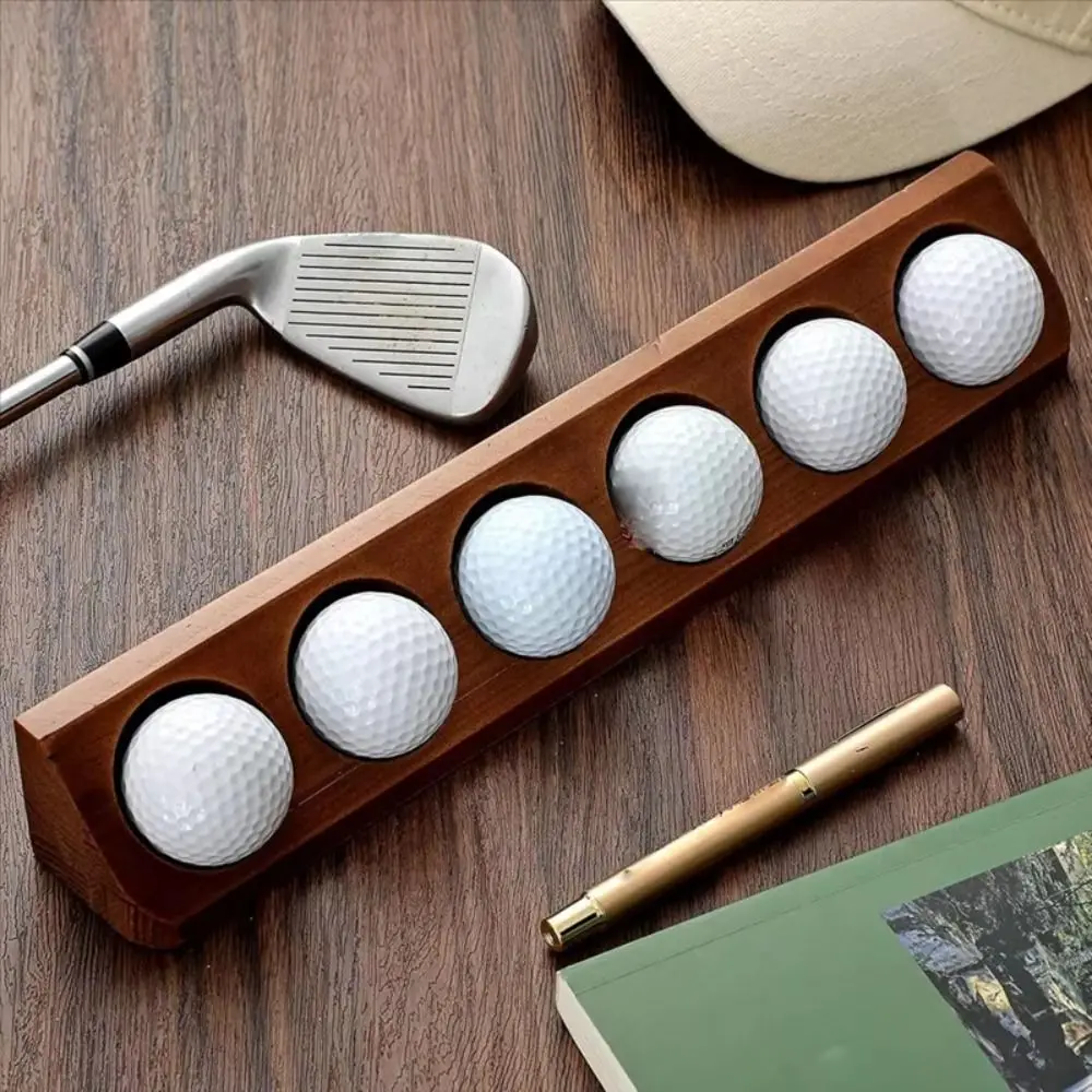 Wooden Golf Ball Display Case 6 Standard Size With Screws Golf Ball Stand Holder Space-Saving Polished Surface Golf Storage Rack
Wooden Golf Ball Display Case 6 Standard Size With Screws Golf Ball Stand Holder Space-Saving Polished Surface Golf Storage Rack