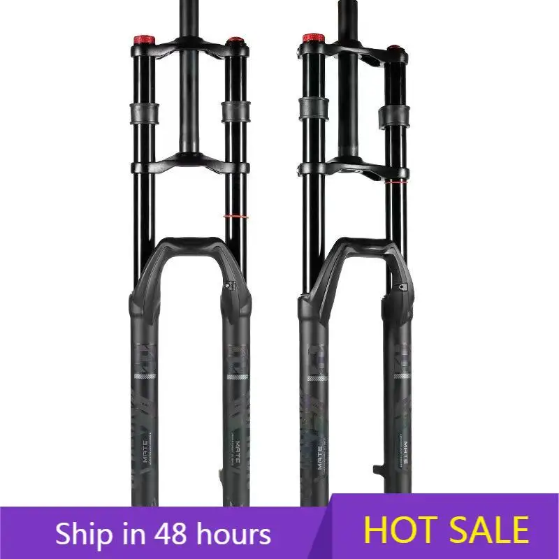 POWER LEAP 150mm Travel Air Suspension Bike Fork, NanLio Double Shoulder Snow Front Fork 27.5inch / 29*2.5 Inch MTB Fork for E-b
POWER LEAP 150mm Travel Air Suspension Bike Fork, NanLio Double Shoulder Snow Front Fork 27.5inch / 29*2.5 Inch MTB Fork for E-b