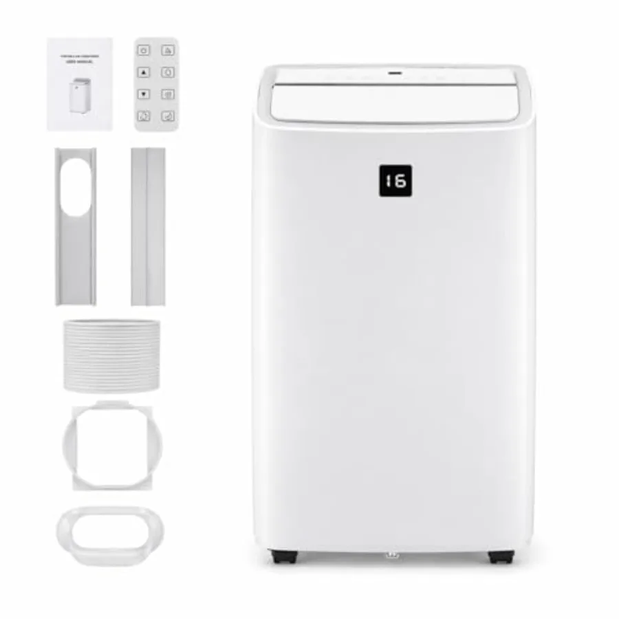 Portable air conditioner for bedroom use, ABS plastic housing, white color, 12000 BTU cooling capacity with 4-in-1 modes coveri
Portable air conditioner for bedroom use, ABS plastic housing, white color, 12000 BTU cooling capacity with 4-in-1 modes coveri