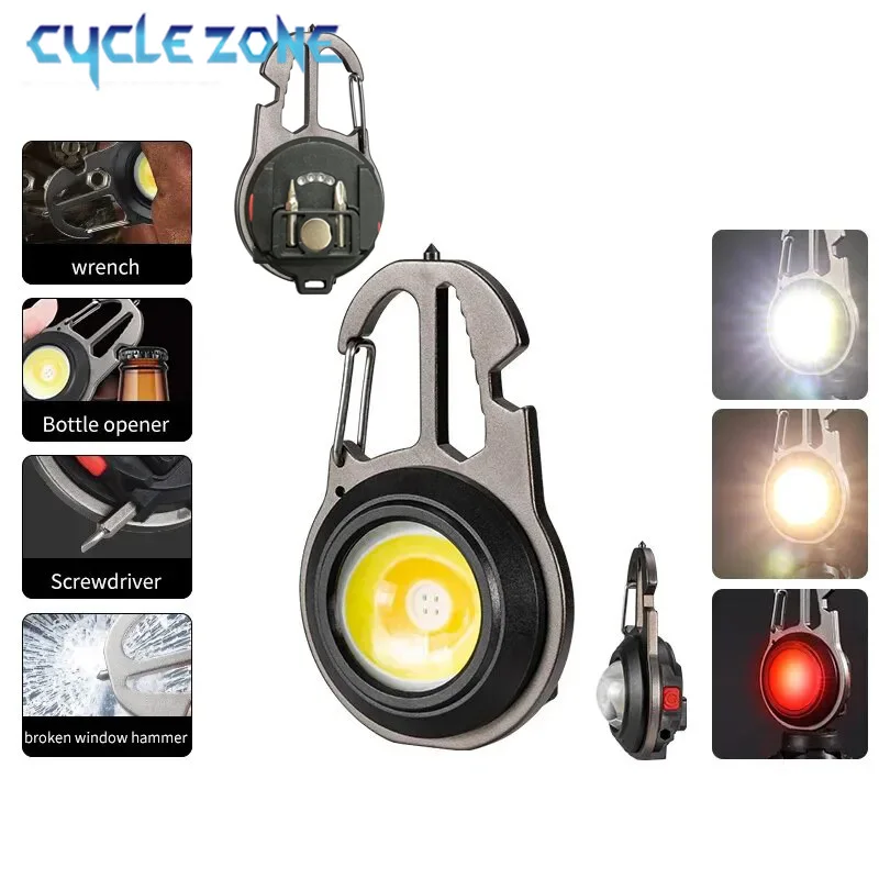 Multifunctional Mini Flashlight Keychain Lamp Portable Pocket Flashlight Keychain Light COB Work Light Strong Magnetic Torch
Multifunctional Mini Flashlight Keychain Lamp Portable Pocket Flashlight Keychain Light COB Work Light Strong Magnetic Torch