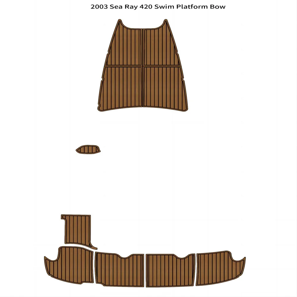 2003 Sea Ray 420 Swim Platform Bow Pad Boat EVA Teak Deck Floor Mat Seadek MarineMat Gatorstep Style Self Adhesive
2003 Sea Ray 420 Swim Platform Bow Pad Boat EVA Teak Deck Floor Mat Seadek MarineMat Gatorstep Style Self Adhesive
