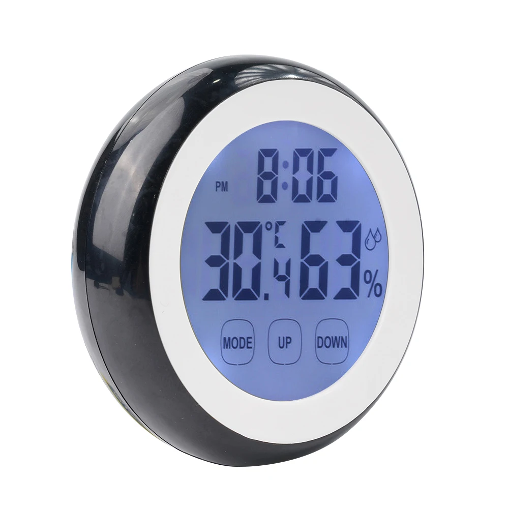 Time High quality ABS+Back magnet 90*90*26mm Function Digital Temperature Humidity Clocks Backlight +/-1C Accuracy
Time High quality ABS+Back magnet 90*90*26mm Function Digital Temperature Humidity Clocks Backlight +/-1C Accuracy