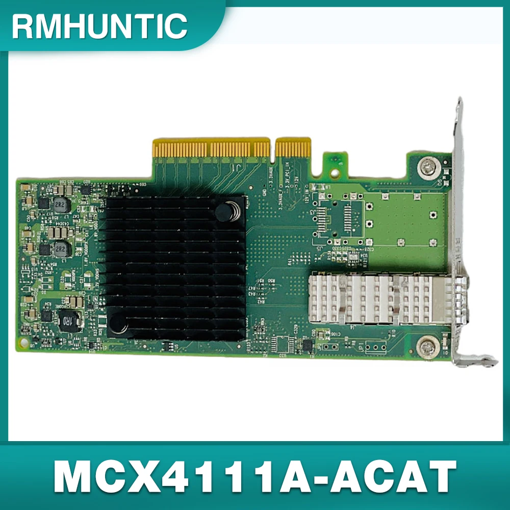25Gb/s For Mellanox ConnectX-4Lx EN 25GbE CX4111A Network Card InfiniBand NIC MCX4111A-ACAT
25Gb/s For Mellanox ConnectX-4Lx EN 25GbE CX4111A Network Card InfiniBand NIC MCX4111A-ACAT