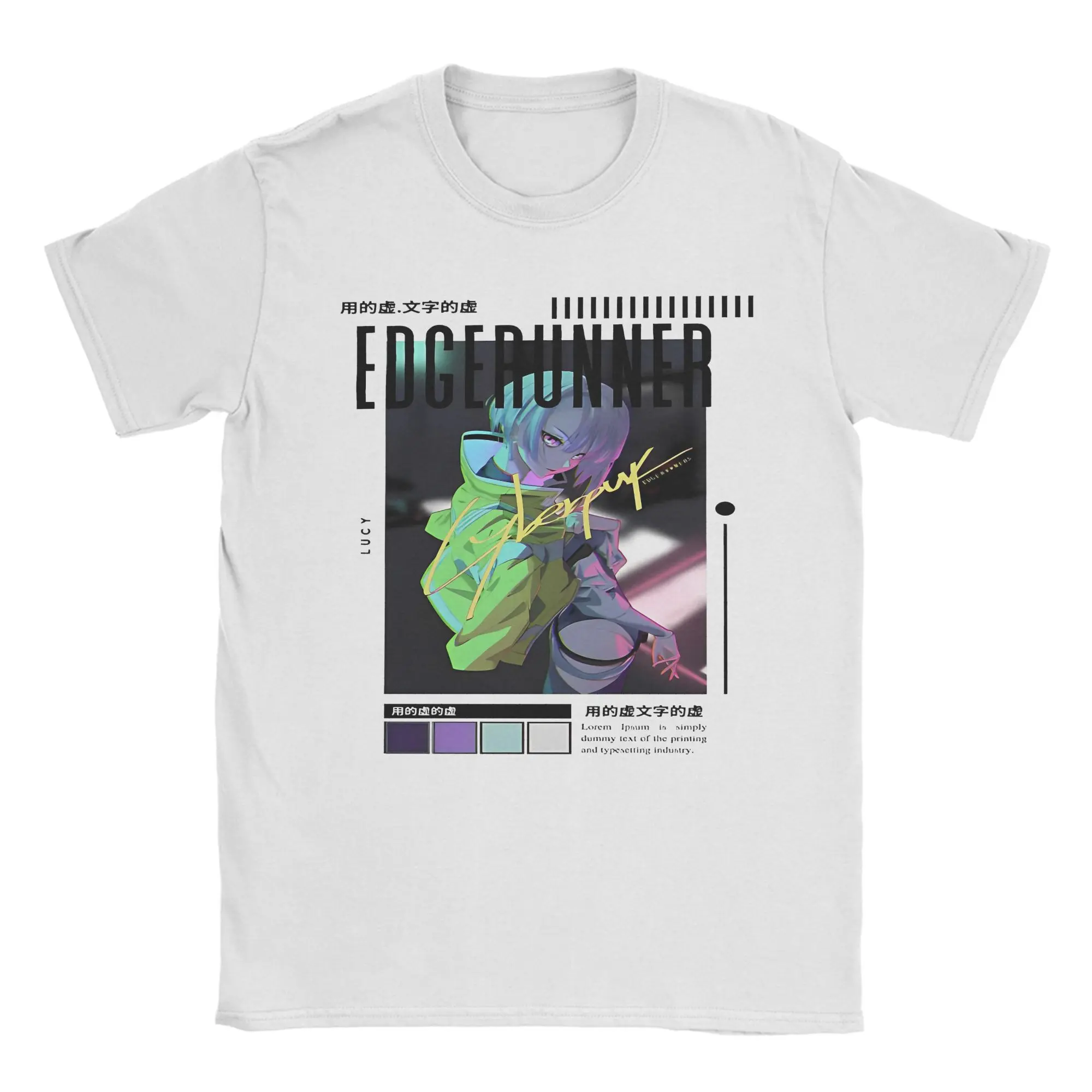 Men Women Edgerunner Lucy Cyber Punk T Shirt Pure Cotton Clothing Novelty Short Sleeve Round Collar Tees Summer T-Shirt
Men Women Edgerunner Lucy Cyber Punk T Shirt Pure Cotton Clothing Novelty Short Sleeve Round Collar Tees Summer T-Shirt