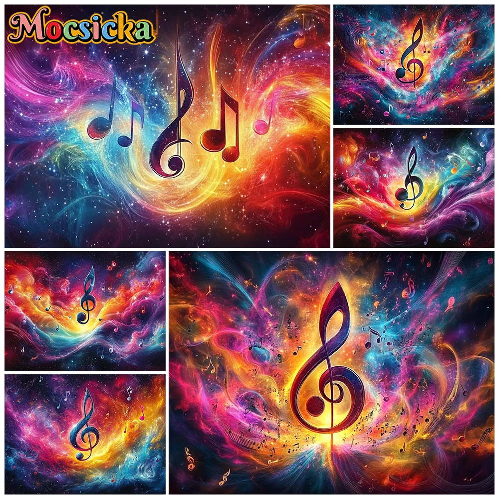 Mocsicka Photography Backdrop Colorful Starry Sky Music Notes Background Decoration Baby Birthday Party Photo Prop Studio Banner
Mocsicka Photography Backdrop Colorful Starry Sky Music Notes Background Decoration Baby Birthday Party Photo Prop Studio Banner