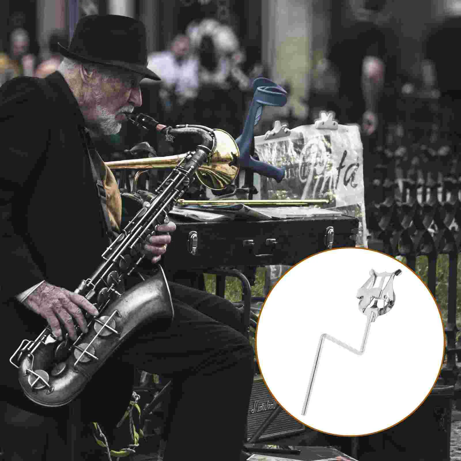 Marching Sheet Music Stand Lyre for Tenor Horn Band Holder Clip Alto Saxophone Book Accessory Portable Score Shelf
Marching Sheet Music Stand Lyre for Tenor Horn Band Holder Clip Alto Saxophone Book Accessory Portable Score Shelf