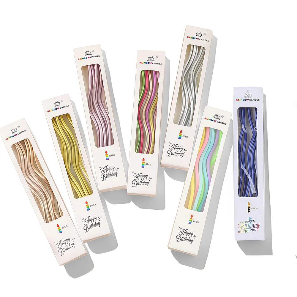 7Boxes Multi-coloured Cute Birthday Candles Curved Wish Candles Cake Decorations Suitable for Birthdays, Parties and Gatherings
7Boxes Multi-coloured Cute Birthday Candles Curved Wish Candles Cake Decorations Suitable for Birthdays, Parties and Gatherings
