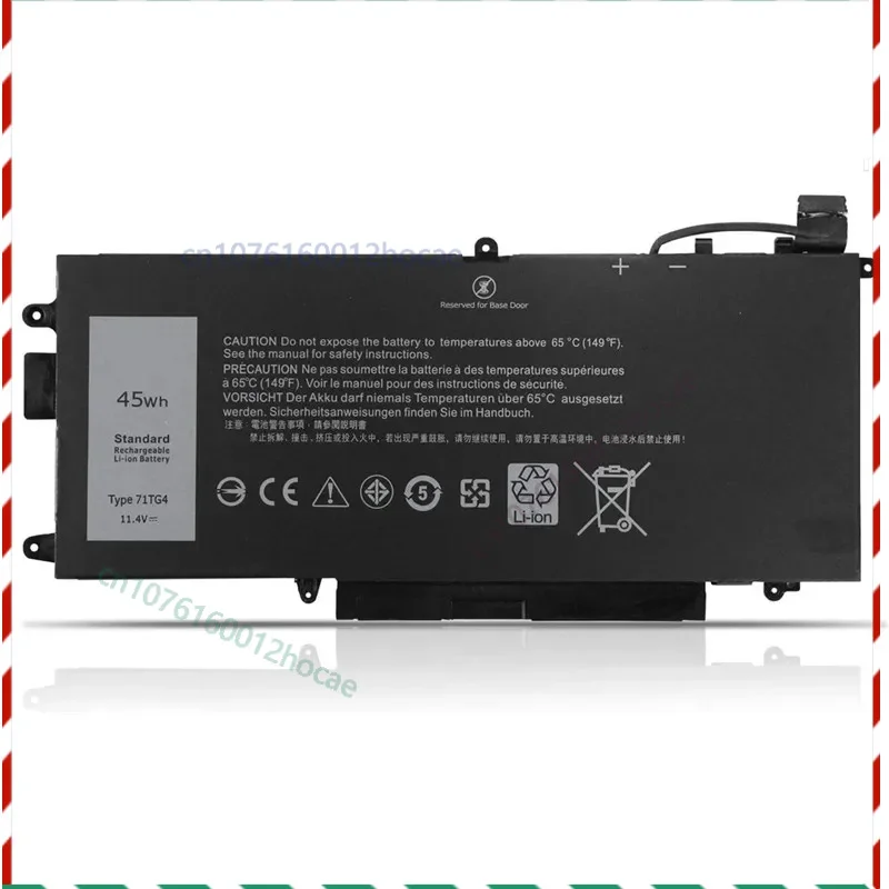 11.4V 45Wh New Internal Laptop Battery 71TG4 for Dell Latitude 3189 5289 7280 7389 7390 2-in-1 Series CFX97 K5XWW X49C1 0X49C1
11.4V 45Wh New Internal Laptop Battery 71TG4 for Dell Latitude 3189 5289 7280 7389 7390 2-in-1 Series CFX97 K5XWW X49C1 0X49C1